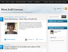 Tablet Screenshot of meetjodicarwan.com